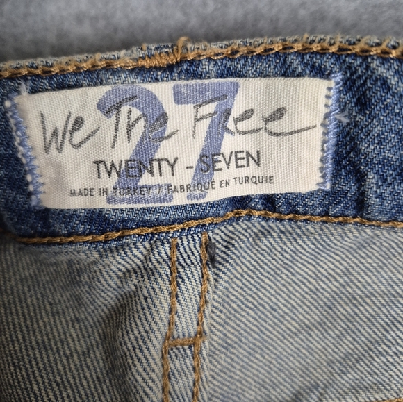 We The Free Women’s Bell Bottom Ultra Flare Jeans Button Fly Free People - Picture 6 of 12